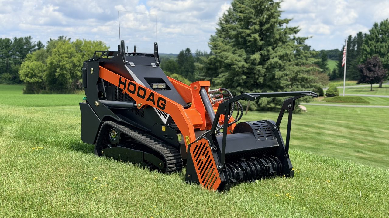 HODAG Dagger TRX1100 compact track loader with forestry mulcher